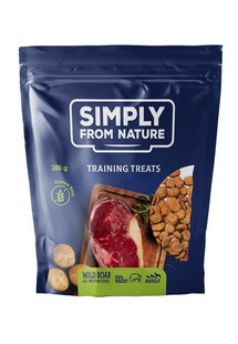 SIMPLY FROM NATURE 300g - przysmaki treningowe z mięsem dzika 300 g