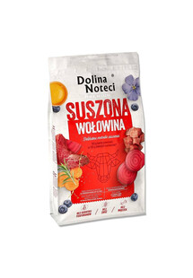 DOLINA NOTECI Premium Suszona wołowina 9 kg - pełnoporcjowa karma dla dorosłych psów wszystkich ras