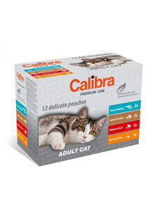 Cat Premium Line Adult Multipack 12x100 g saszetki dla kotów