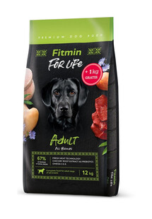 FITMIN Dog For Life Adult 12 + 1 kg sucha karma dla dorosłego psa