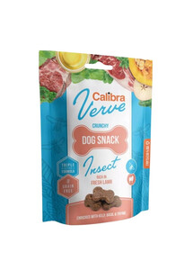 Dog Verve Crunchy Snack Insect&Fresh Lamb 150 g bezzbożowe przysmaki z owadami i jagnięciną