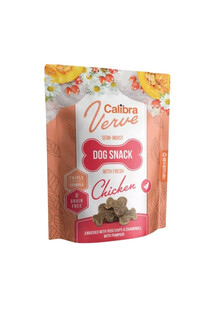 Dog Verve Semi-Moist Snack Fresh Chicken 150 g bezzbożowe przysmaki z kurczakiem