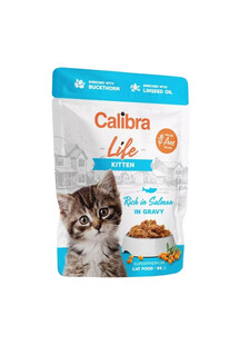 Cat Life Pouch Kitten Salmon in gravy 85 g łosoś w sosie dla kociąt