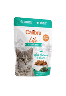 Cat Life Pouch Sterilised Salmon in gravy 85 g łosoś w sosie dla sterylizowanych kotów