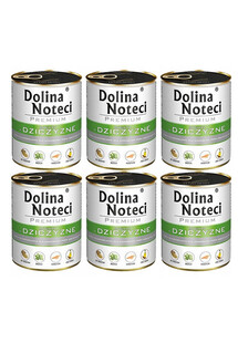 DOLINA NOTECI Zestaw Premium Bogaty w Dziczyznę 6x800g