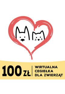 Wirtualna cegiełka dla zwierząt 100 zł