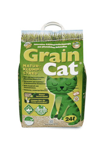 GRAIN CAT 96 l (4 x 24 l) naturalny zbożowy żwirek zbrylający