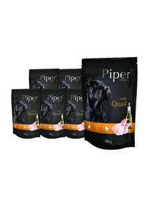 DOLINA NOTECI PIPER Animals z przepiórką 10x500 g mokra karma dla psa