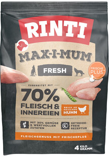 RINTI MAX-I-MUM sucha karma dla psa Chicken z kurczakiem 4 kg