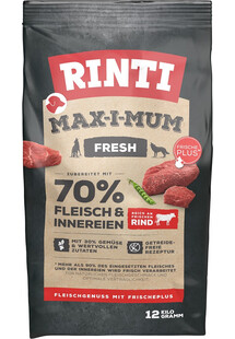 RINTI MAX-I-MUM Beef sucha karma dla psa z wołowiną 12 kg