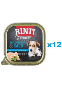 RINTI Feinest Poultry Pure&Veal tacka drób i cielęcina 12x150 g