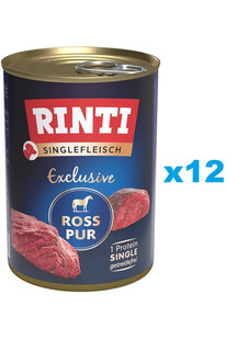 RINTI Singlefleisch Exclusive Horse Pure monobiałkowa konina 12x400 g