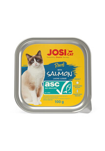 JosiCat Pasztet z łososiem dla kota 100g