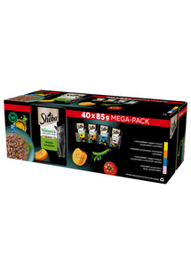 SHEBA Saszetka Sos Nature's Collection Mix 40x85g - mokra karma dla kotów dorosłych, 40x85g