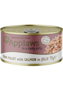 APPLAWS Cat Adult Tuna Fillet with Salmon in Jelly tuńczyk i łosoś w galarecie 70g