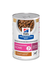 Prescription Diet Canine Gastrointestinal Biome Digestive Care Stew z kurczakiem i marchewką 354 g w puszce