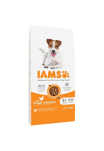 IAMS ProActive Health Mature & Senior All breeds Chicken 12 kg- karma sucha dla starszych psów ras małych i średnich