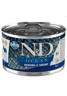 N&D Ocean Dog Herring, shrimps 140 g śledź i krewetki