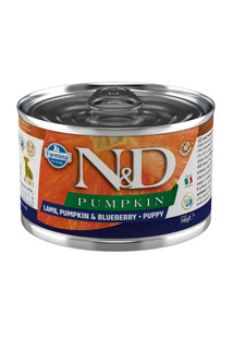 N&D Pumpkin Puppy Lamb, pumpkin, blueberry 140 g jagnięcina, dynia i borówka dla szczeniąt