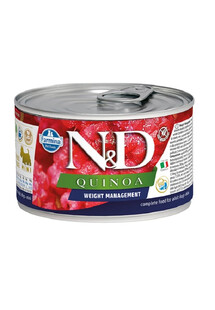 N&D Quinoa Dog Weight Management 140 g jagnięcina dla psów z nadwagą