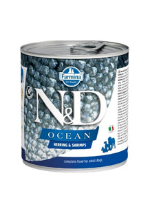 N&D Ocean Dog Herring, shrimps 285 g śledź i krewetki