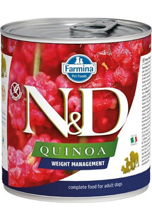 N&D Quinoa Dog Weight Management 285 g jagnięcina dla psów z nadwagą