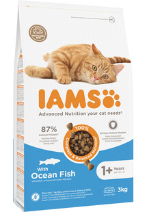 IAMS Cat Adult All Breeds Ocean Fish 3 kg - sucha karma dla kotów