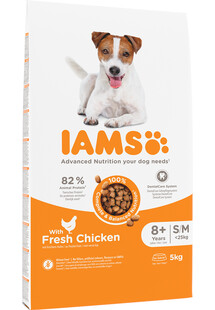 IAMS For Vitality Senior Small & Medium Breed Chicken 5 kg - sucha karma dla starszych psów ras małych i średnich