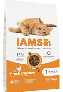 IAMS Cat Adult All Breeds Chicken 10 kg - sucha karma dla kotów