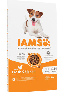 IAMS For Vitality Adult Small & Medium Breed Chicken, 5 kg - sucha karma dla dorosłych psów, ras małych i średnich, 5 kg