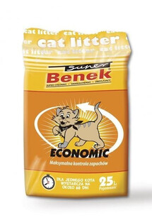 Certech Super Benek Economic 2x 25 l - zbrylający żwirek dla kotów (50 l)