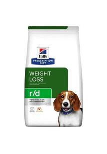 Hill's PD Canine r/d Weight Reduction, 4 kg - sucha karma dla psów 4 kg + 1 puszka GRATIS