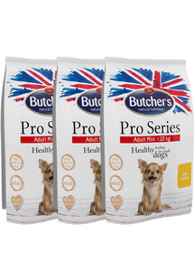 BUTCHER'S ProSeries Dog Dry z drobiem 3x800 g