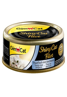 Shiny Cat Filet Tuna&Anchovy 70g tuńczyk i anchois w bulionie