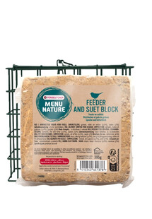 Menu Nature Blok tłuszczowy z nasionami + wielorazowy karmnik 395g