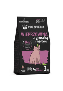 PAKA ZWIERZAKA Seventh Heaven Wieprzowina z gruszką 3 kg sucha karma dla psów S