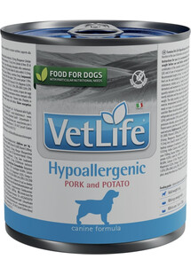 FARMINA Vet Life Natural Diet Dog Hypoallergenic Pork & Potato karma mokra dla psa 300 g