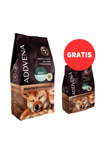 ADDVENA Boosted by Superfoods Adult small 10kg dla psów ras małych + 2,5 kg GRATIS