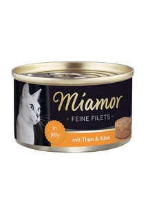 MIAMOR Feine Filets  tuńczyk z serem  100 g - karma dla kotów