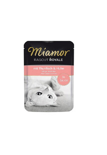 MIAMOR Ragout Royal  tuńczyk  i kurczak  w sosie  100 g - karma dla kotów