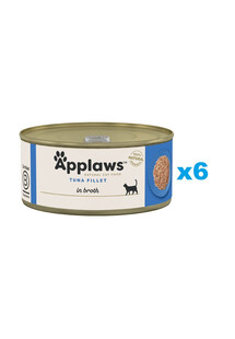 Applaws Natural Cat Food Tuna 6x70 g mokra karma dla kotów z tuńczykiem w bulionie