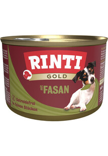 RINTI Gold Pheasant Mini Bażant mokra karma dla psów ras małych 185 g