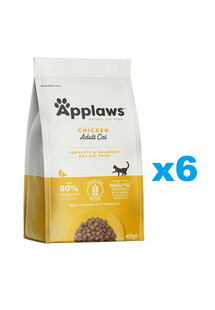 APPLAWS Cat Adult Chicken 2,4 kg (6x400 g) z kurczakiem dla kotów