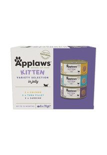 Applaws Natural Cat Food Kitten 6 x 70 g - mokra karma dla kociąt mix 6x70g