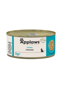 APPLAWS Cat Mousse Tin, 70 g Tuna - mokra karma dla kotów z tuńczykiem