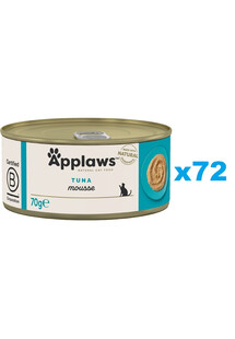 APPLAWS Cat Adult Mousse Tuna mus z tuńczykiem 72x70 g