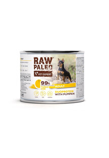 RAW PALEO Turkey&Cod Adult 200g  indyk z dorszem karma mokra dla psów