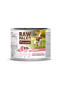 RAW PALEO Pork Lamb Puppy 200g wieprzowina z jagnięciną karma mokra dla szczeniąt