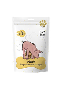 PAKA ZWIERZAKA PEPE Freeze-dried Pork 60g polędwiczka wieprzowa liofilizowane mięso