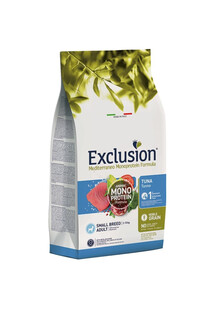 EXCLUSION Monoprotein Noble Grain S 7 kg tuńczyk karma dla psów małych ras